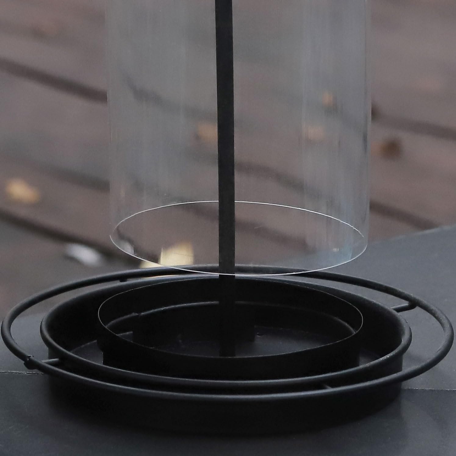 Bird Feeders for Outdoors,Hanging Bird Feeder with Locking Lid, Metal 