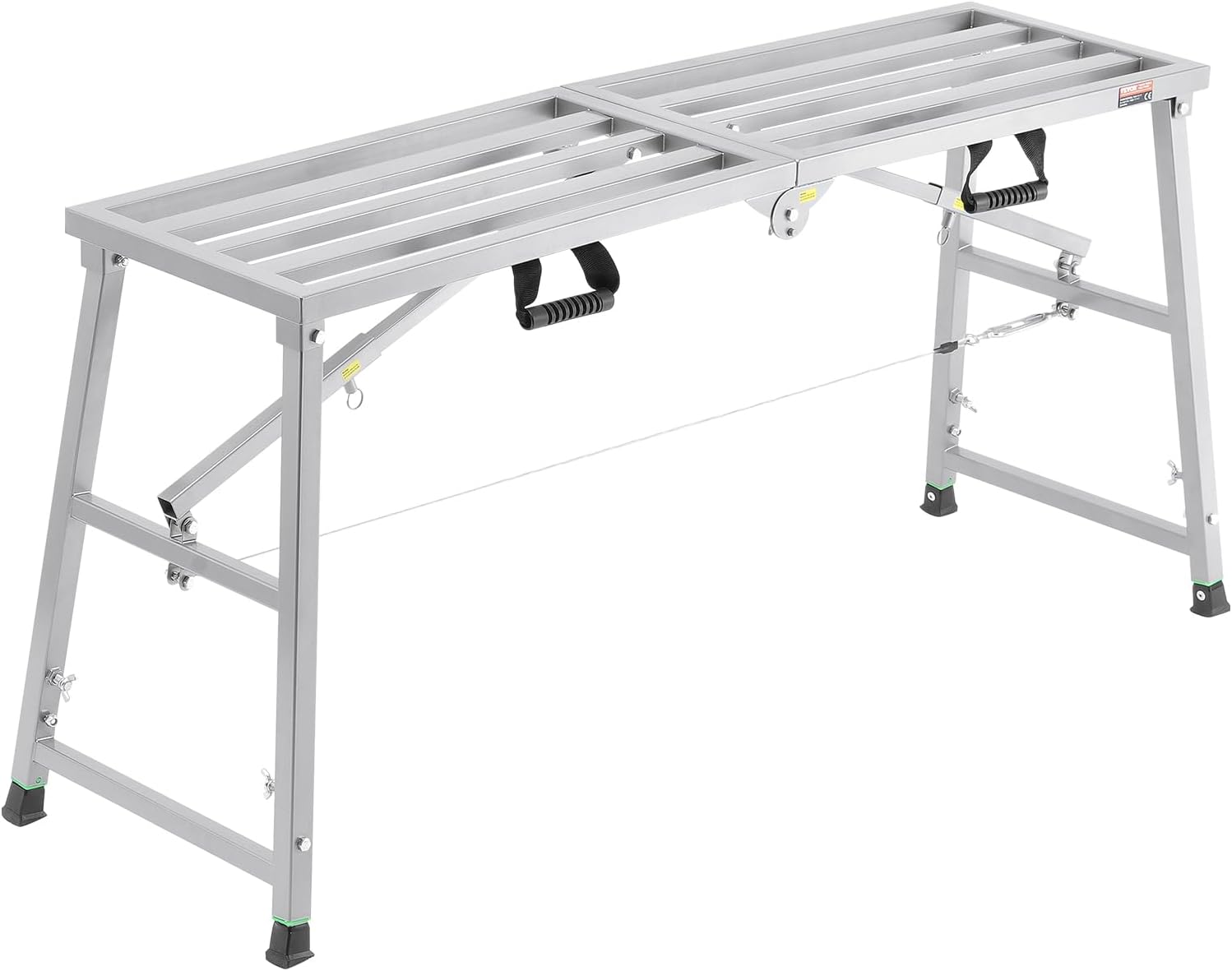 VEVOR Work Platform, 55"x 15" Portable Scaffolding Platform, Folding S