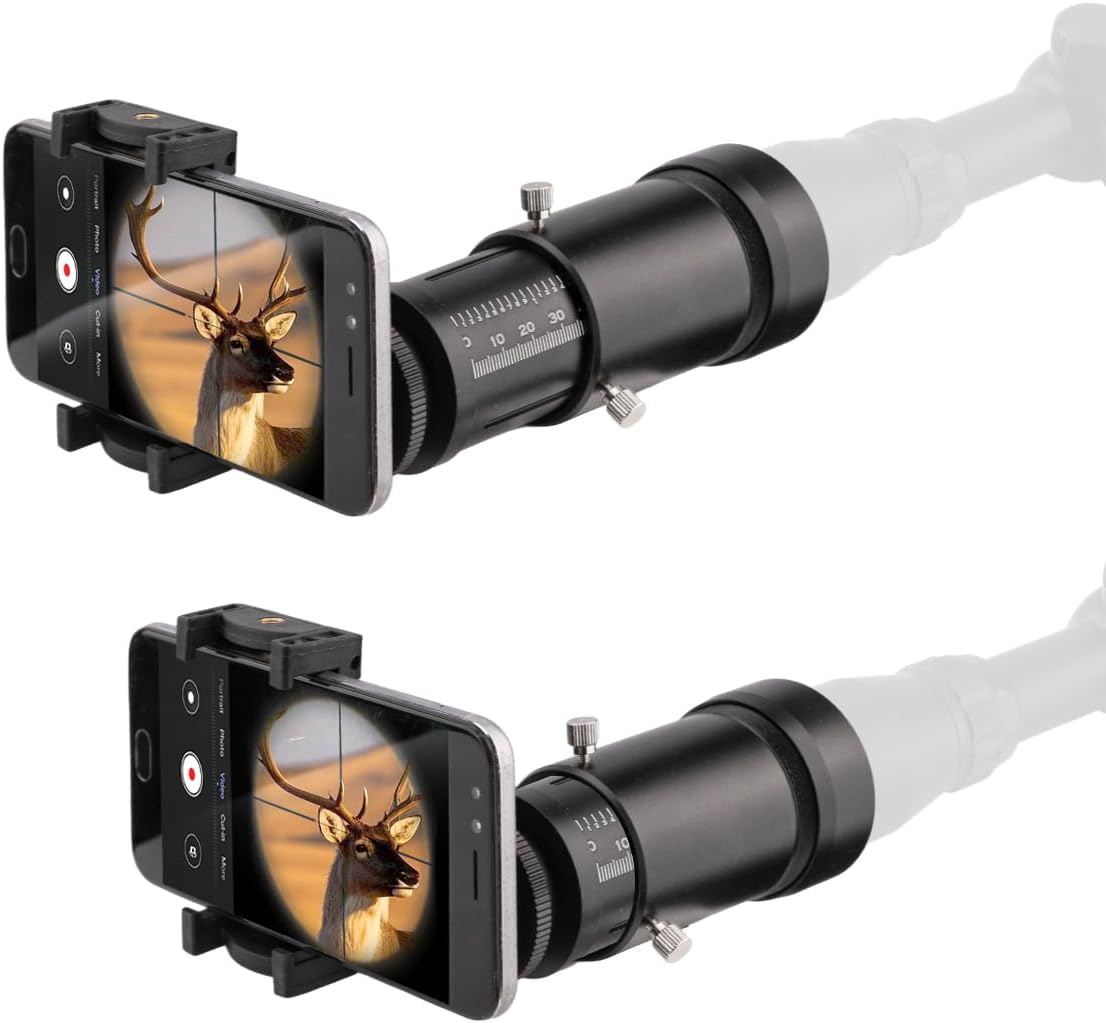 SnapLock Scope Camera Adapter – Effortless Smartphone Mount for Precision Shots & Instant Sharing