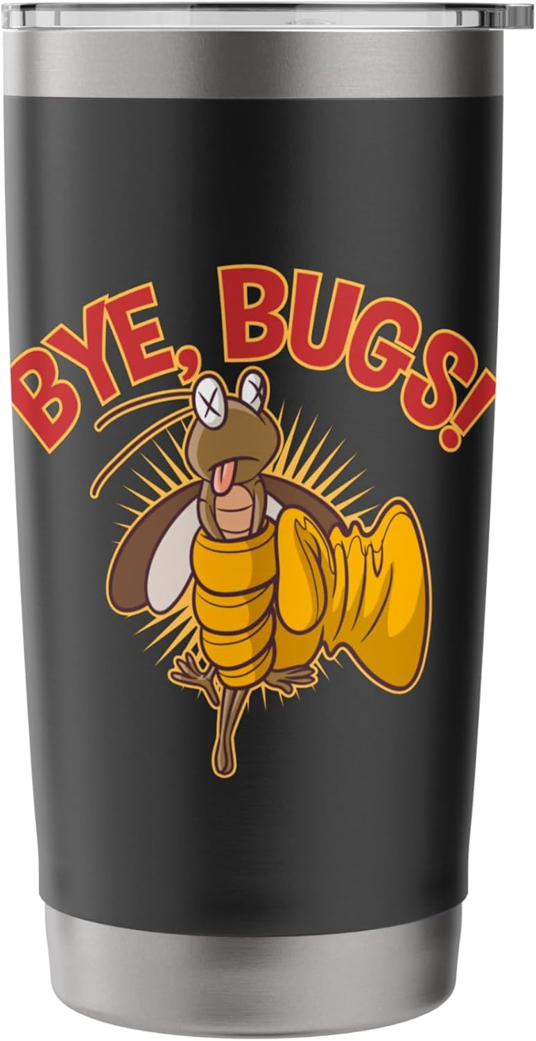 Bye, Bugs! Stainless Steel Insulated Tumbler