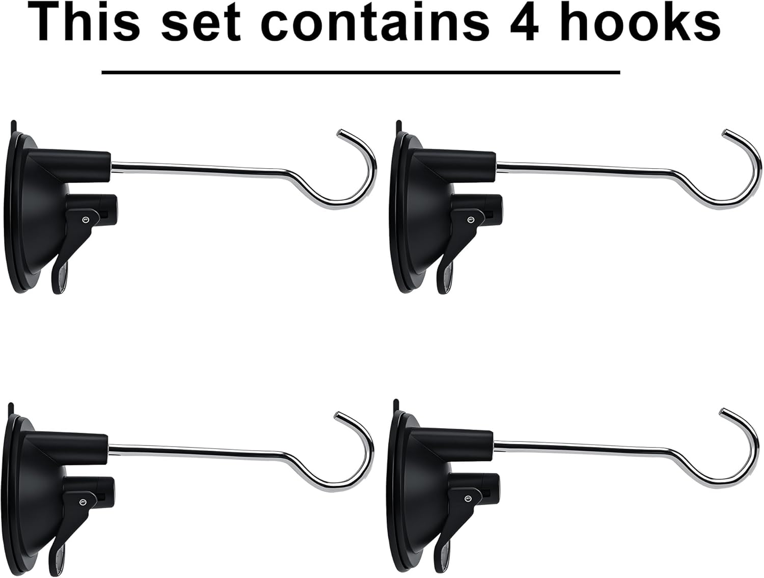 4pcs Window Suction Hooks for Bird Feeders - Compatible with Hummingbi