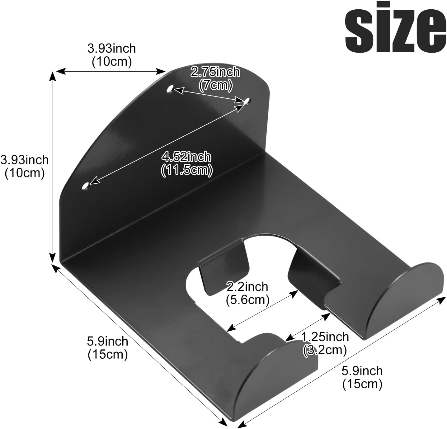 Weed Eater Tool Organizer Wall Mount, Garden Power Tool Hanger, Lawn T