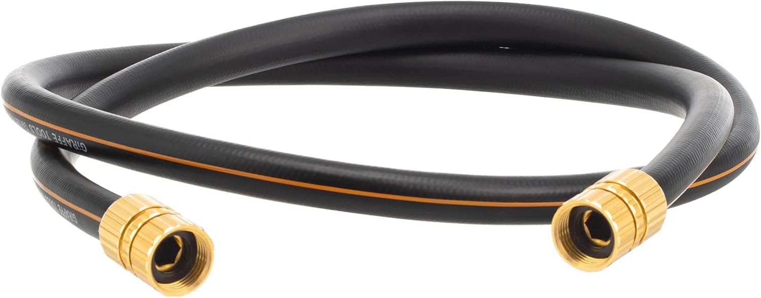 Giraffe Tools Garden Hose 5/8" Custom Length, No Kink, Flexible, Leakp