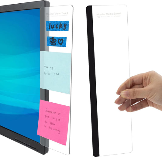 MDOZQ Office Desk Accessories 2pcs Computer Monitor Memo Board Message