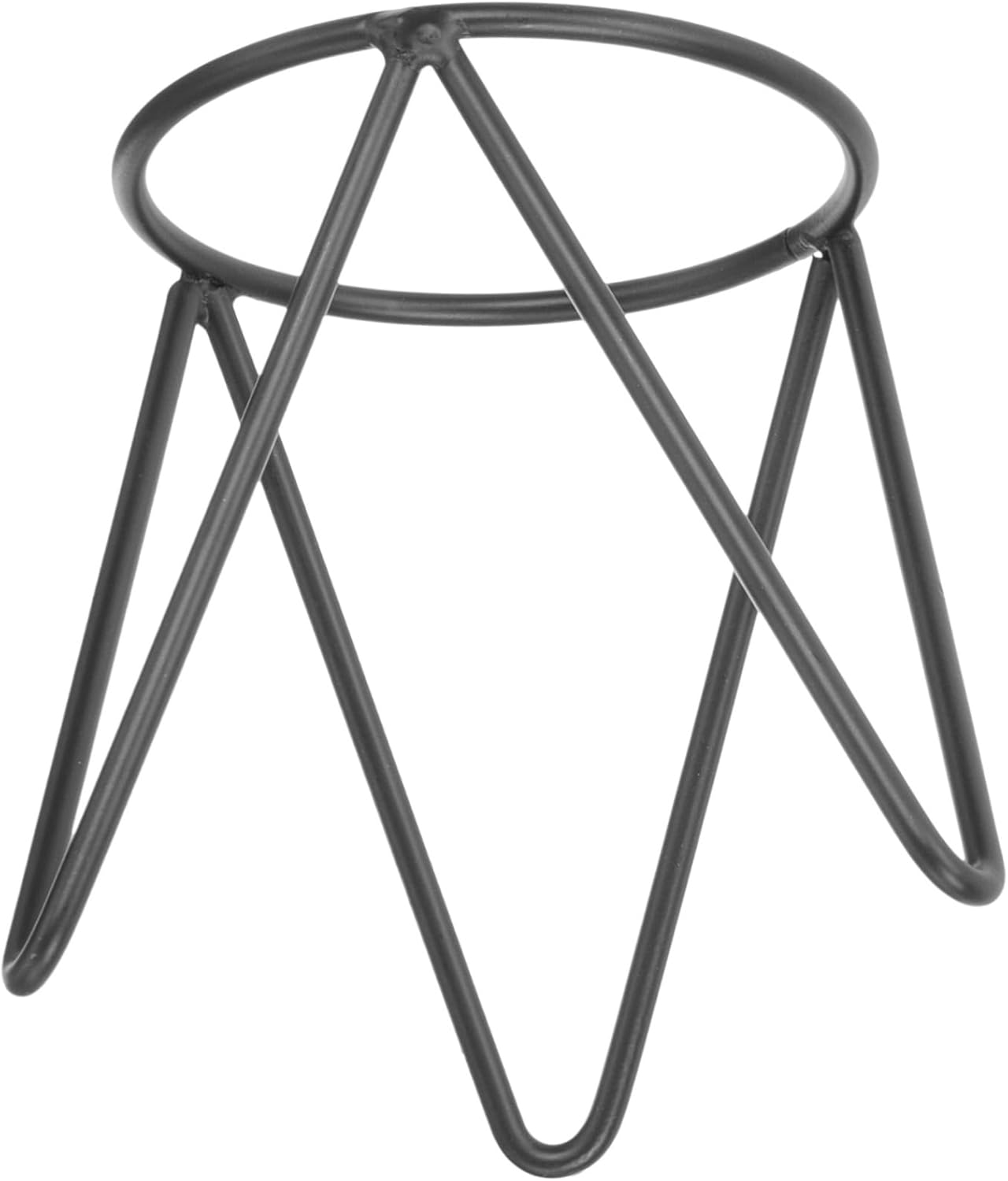 PRETYZOOM 4pcs Crystal Display Stand Elegant Holder for Spheres for Decor Iron Craftsmanship for