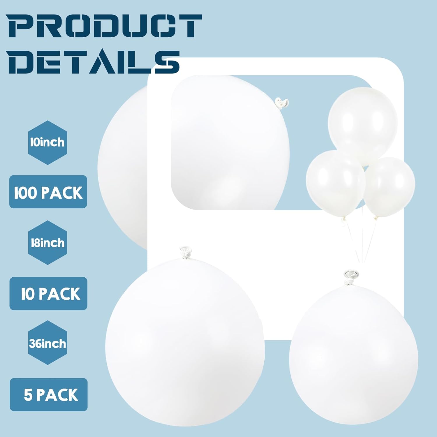 Snowball Mountain Decoration Kit for VBS 2026 Party 6 Pack Snow Blanke