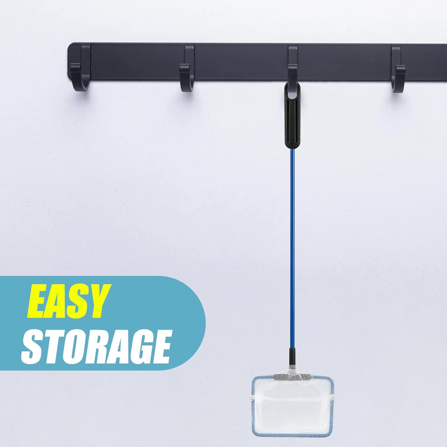 AQUANEAT Aquarium Fish Net, Small Fish Tank Cleaning Net, Food Wastes 