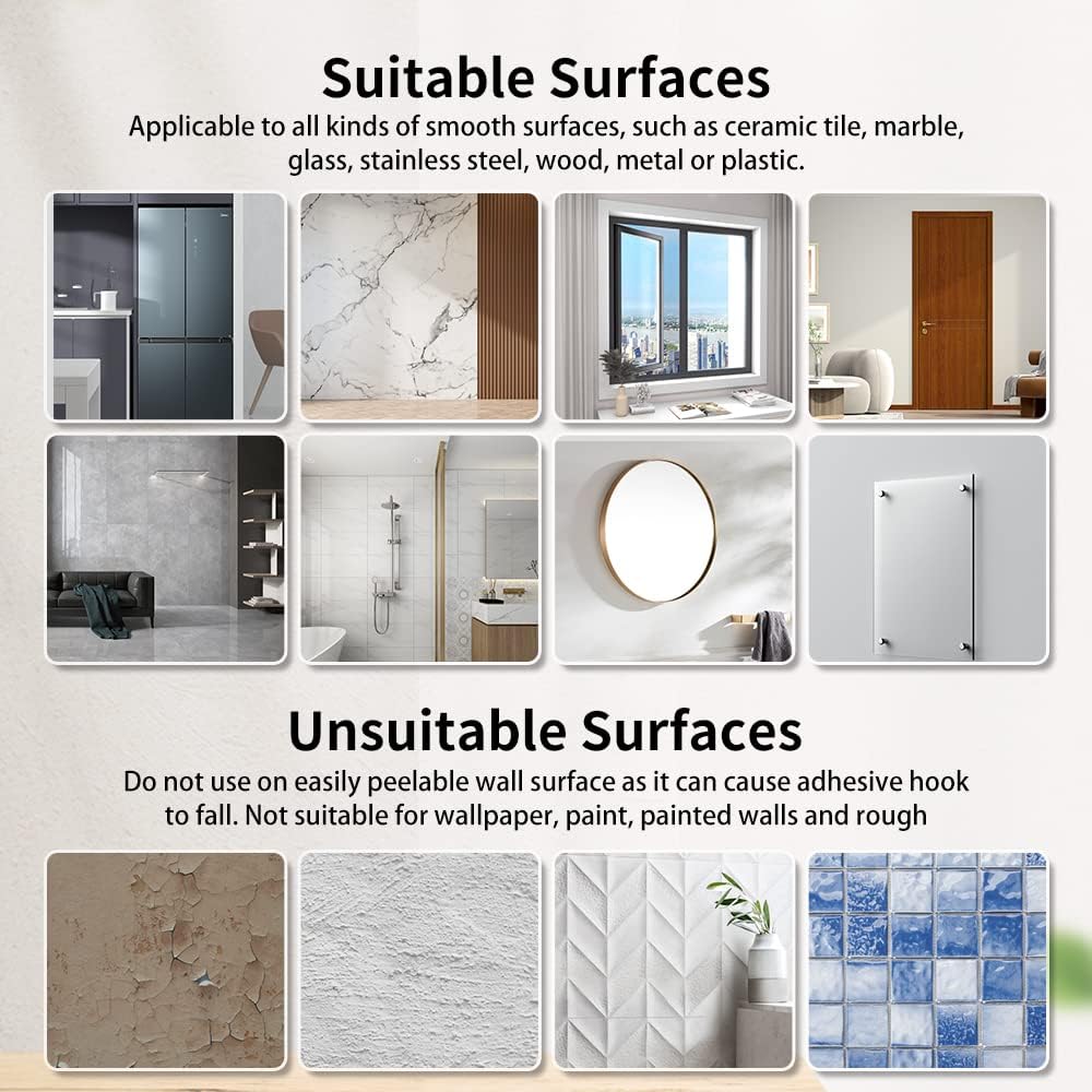 DIDUDIDU Wall Plate Hangers for Display - Invisible Adhesive Picture H