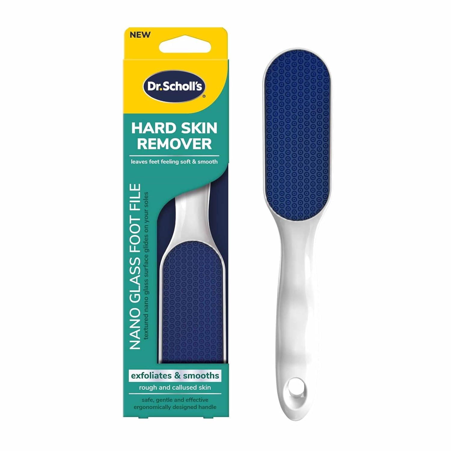 Dr. Scholl's Hard Skin Remover Nano Glass Foot File - Foot Callus Remo