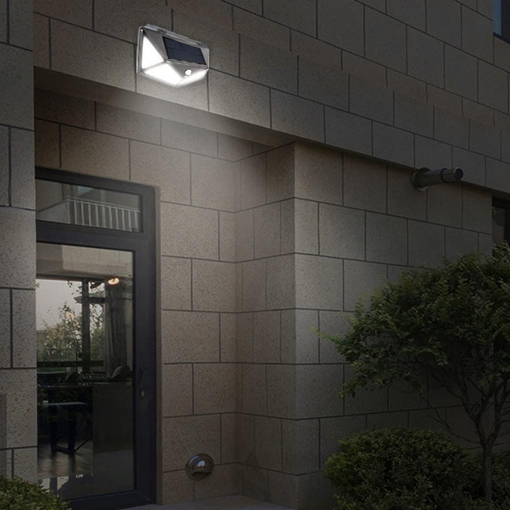 Solar Light Outdoor Garden Home Human Body Induction Street Four-Sided Wall(14.5cm)
