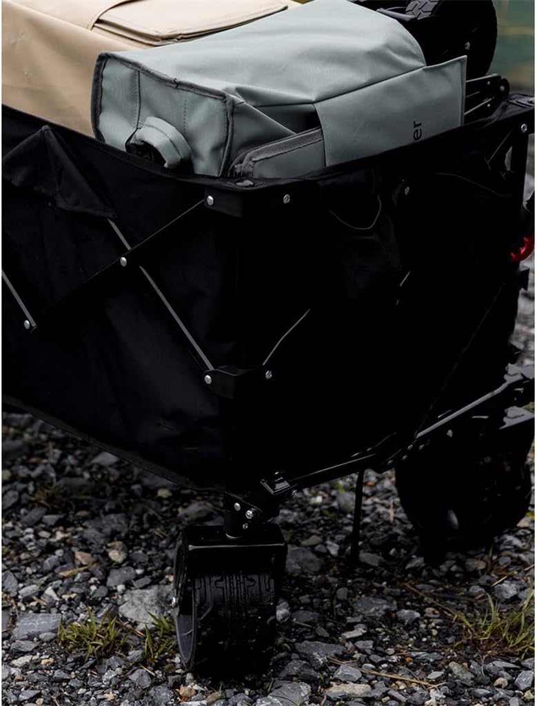 180L Foldable 7 Inch Wheel Outdoor Portable Adjustable Length Pull-Car