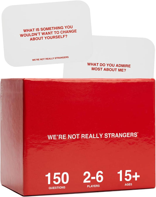 WE'RE NOT REALLY STRANGERS Card Game - 150 Conversation Cards for Adul