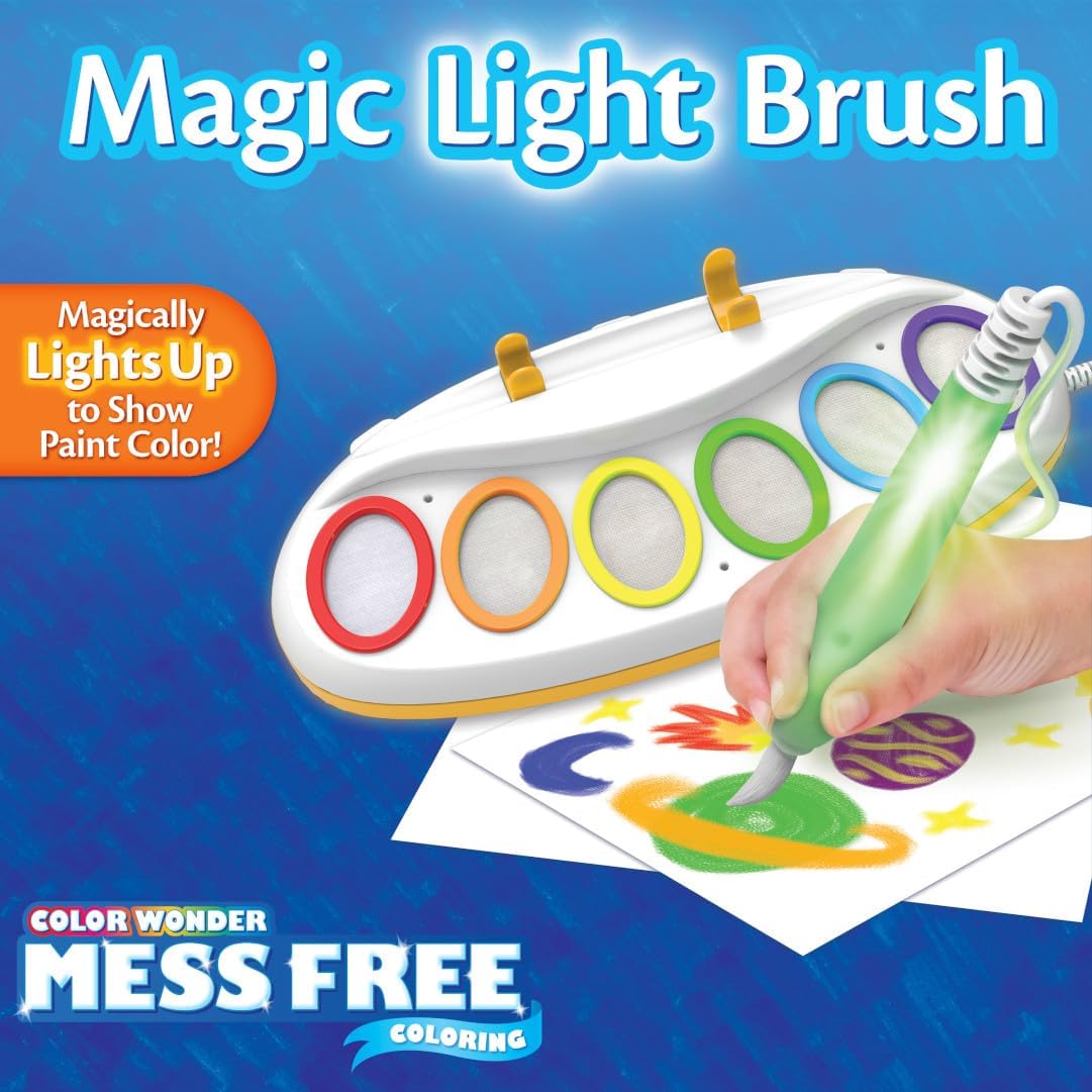 Crayola Color Wonder Magic Light Brush, Mess Free Painting Station for