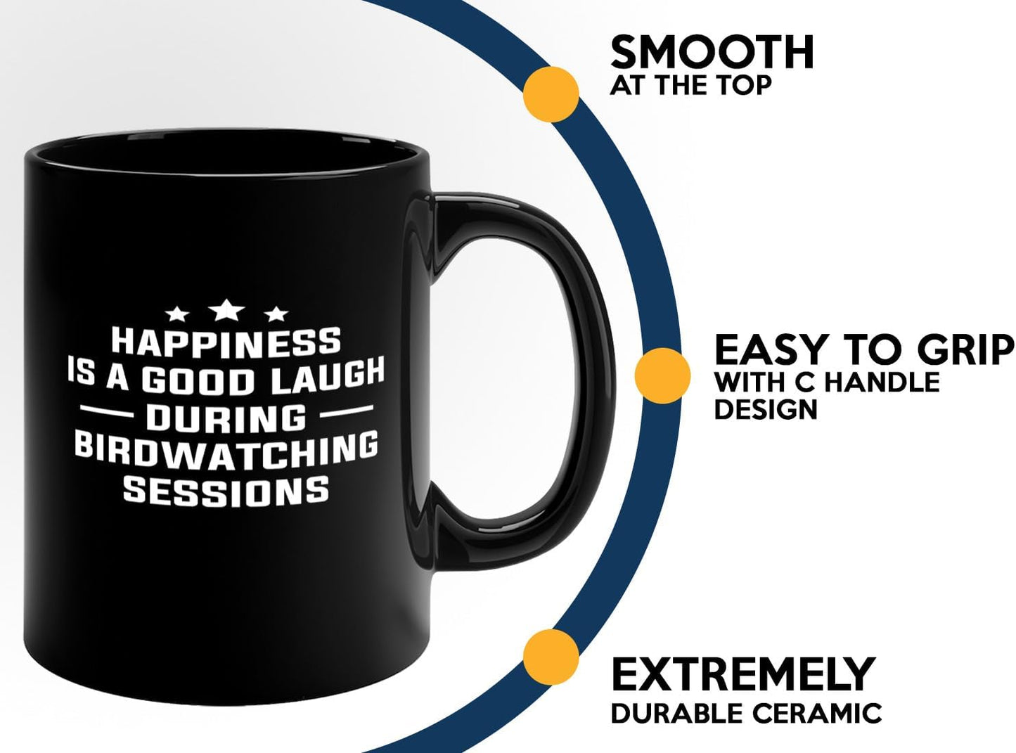 Hobby Coffee Mug 11oz Black -Birdwatching Sessions - Bird Feeder Backyard Birdwatcher Gifts Birding Bird Lover