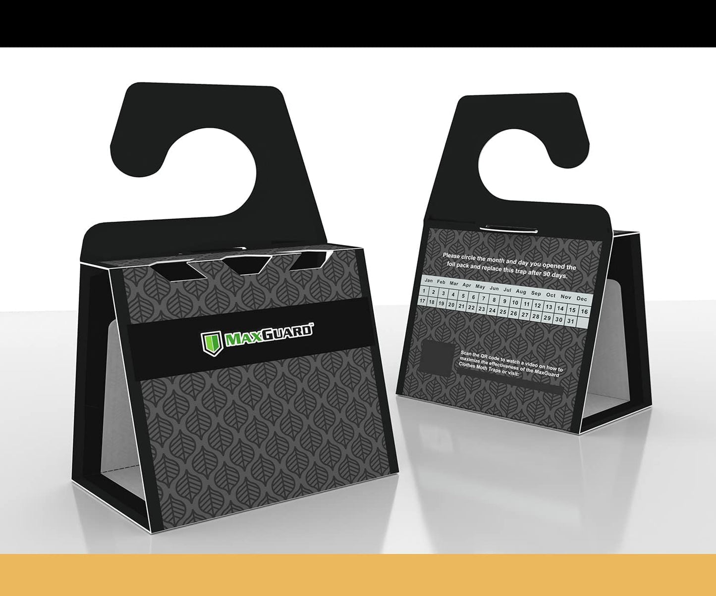 MaxGuard Clothes Moth Traps (12+2 Free Traps) Extra Strength Pheromone