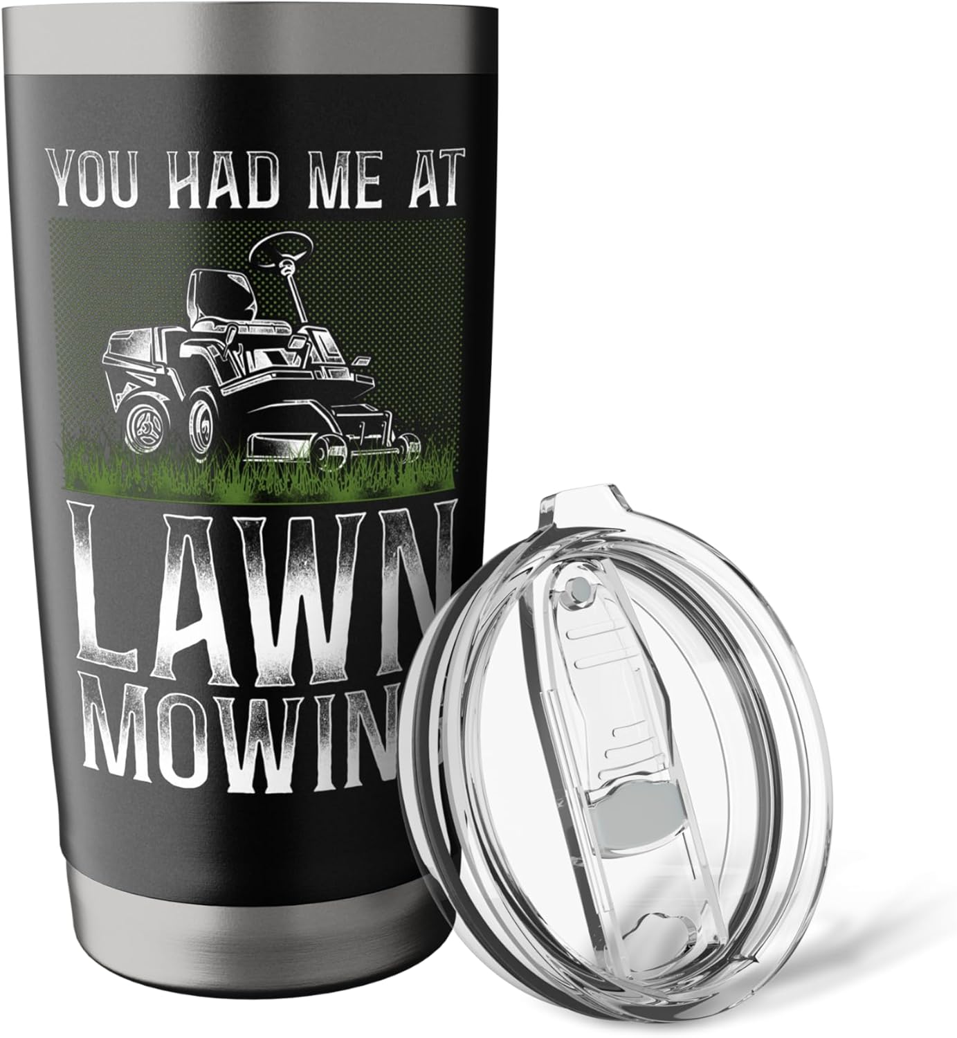Lawn Mower Mowing Dad Father Landscaper Vintage Tractor You Stainless Steel Insulated Tumbler
