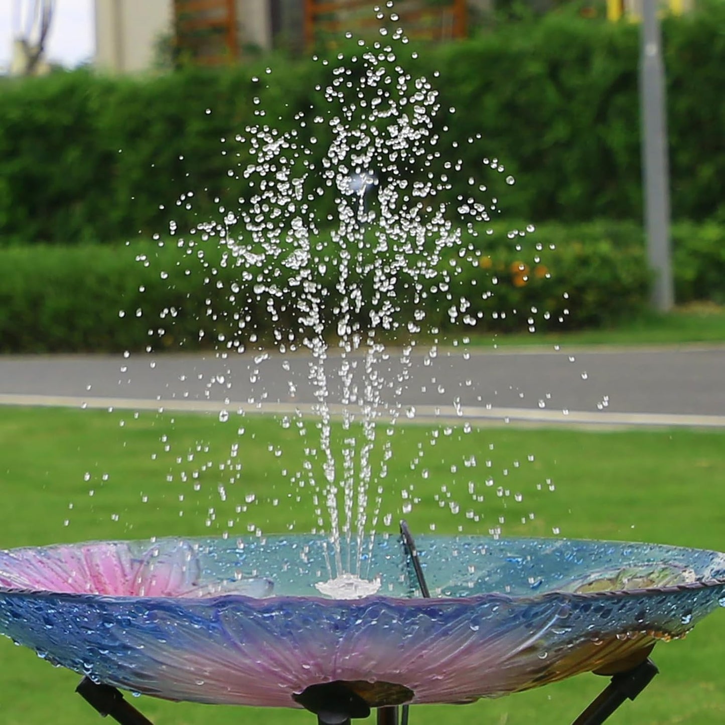AISITIN 3.5W Solar Fountain Pump Upgraded 2026, Solar Water Fountain DIY Kit with 8 Nozzles & 3 Fixed Bracket & 9.8ft Cord for Garden, Bird Bath, Ponds, Fish Tank, Aquarium, Courtyard and Outdoor