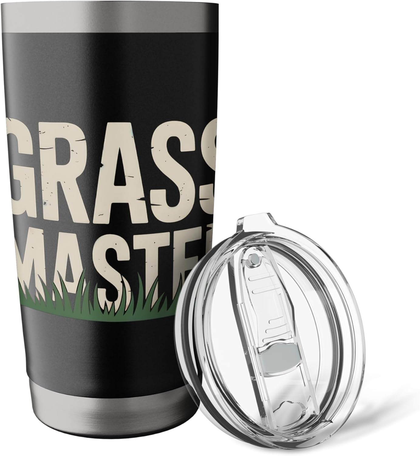 grass master, lawn mower operator, gardener Stainless Steel Insulated Tumbler