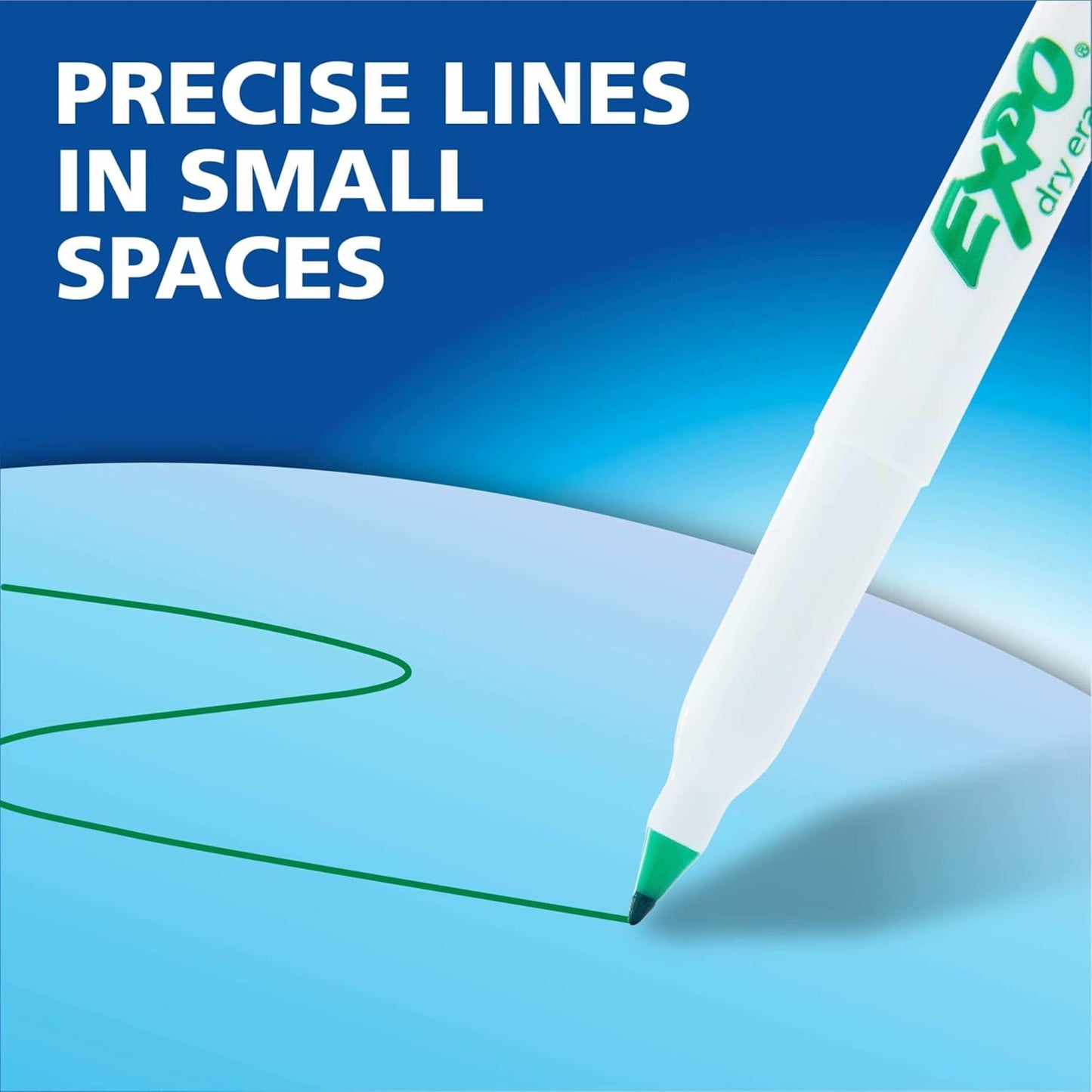 EXPO Dry Erase Markers, Low Odor Ink, Assorted Colors, Ultra Fine Tip,