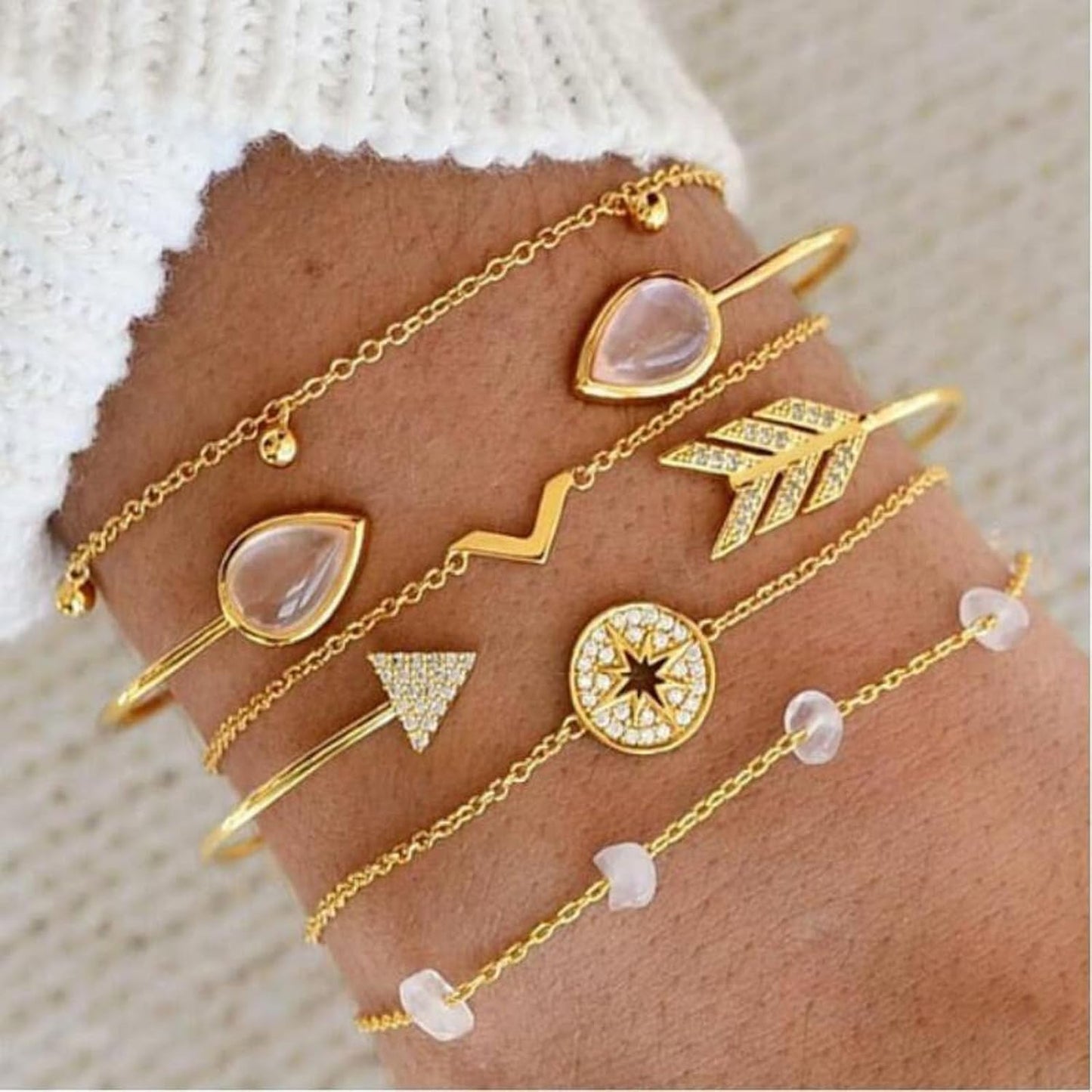 NEWITIN 69 Pieces Gold Jewelry Set for Women Fashion Costume Jewelry G