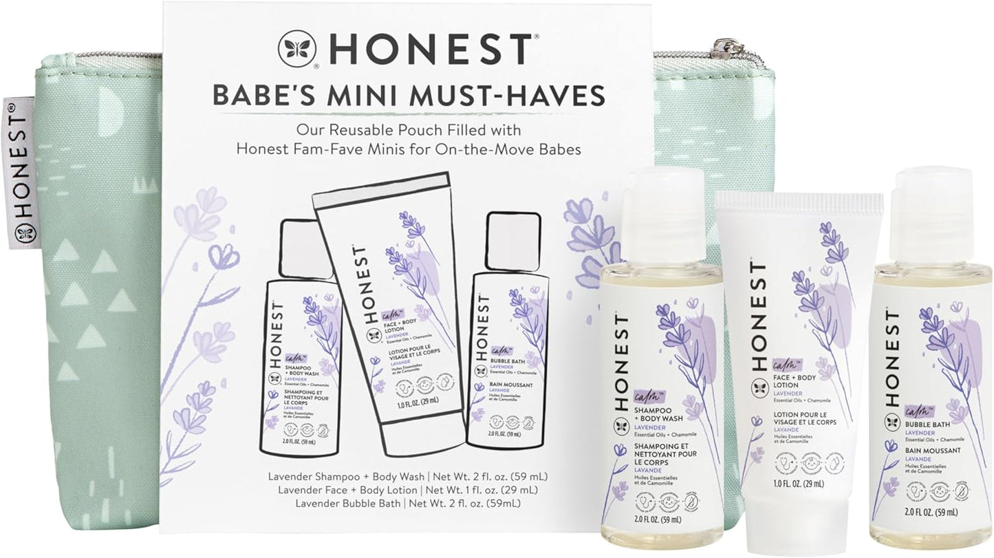 The Honest Company Babe's Mini Must Haves Gift Set Travel Size Hypoall