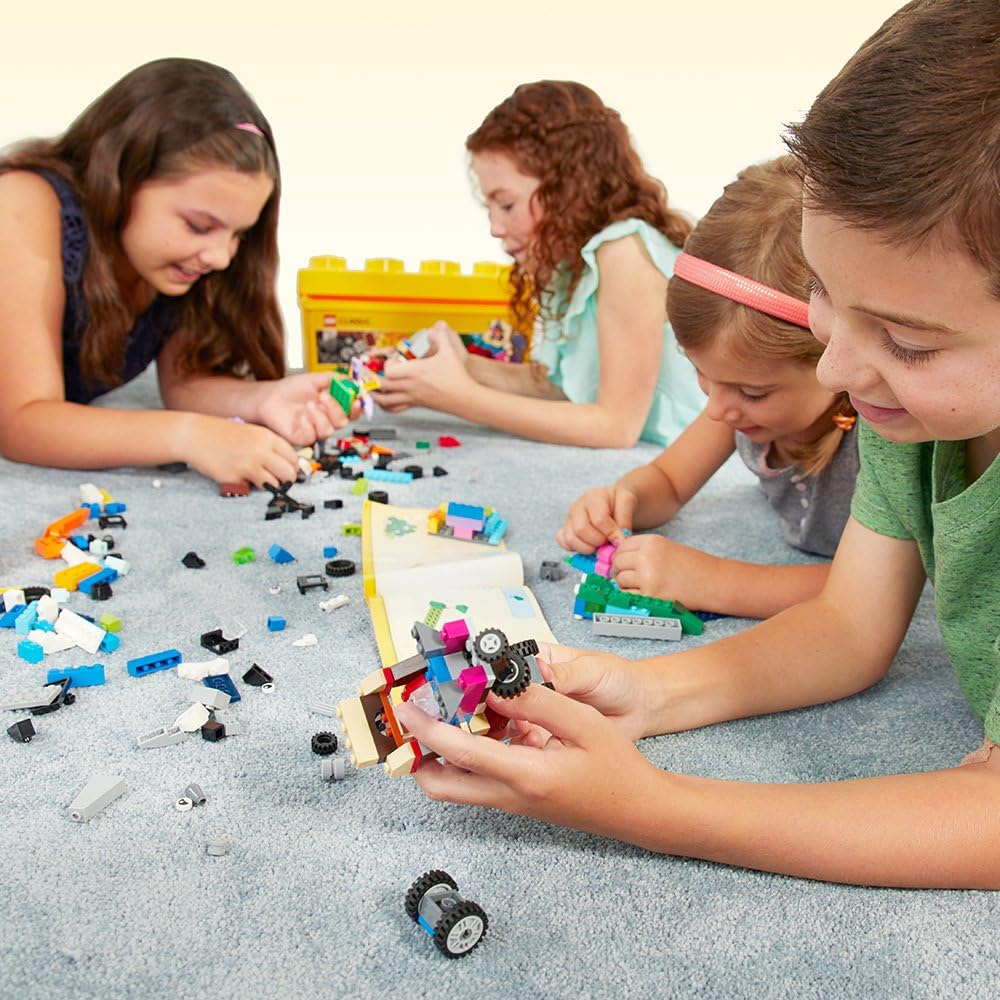 LEGO Classic Medium Creative Brick Box 10696 Building Toy Set - Featur