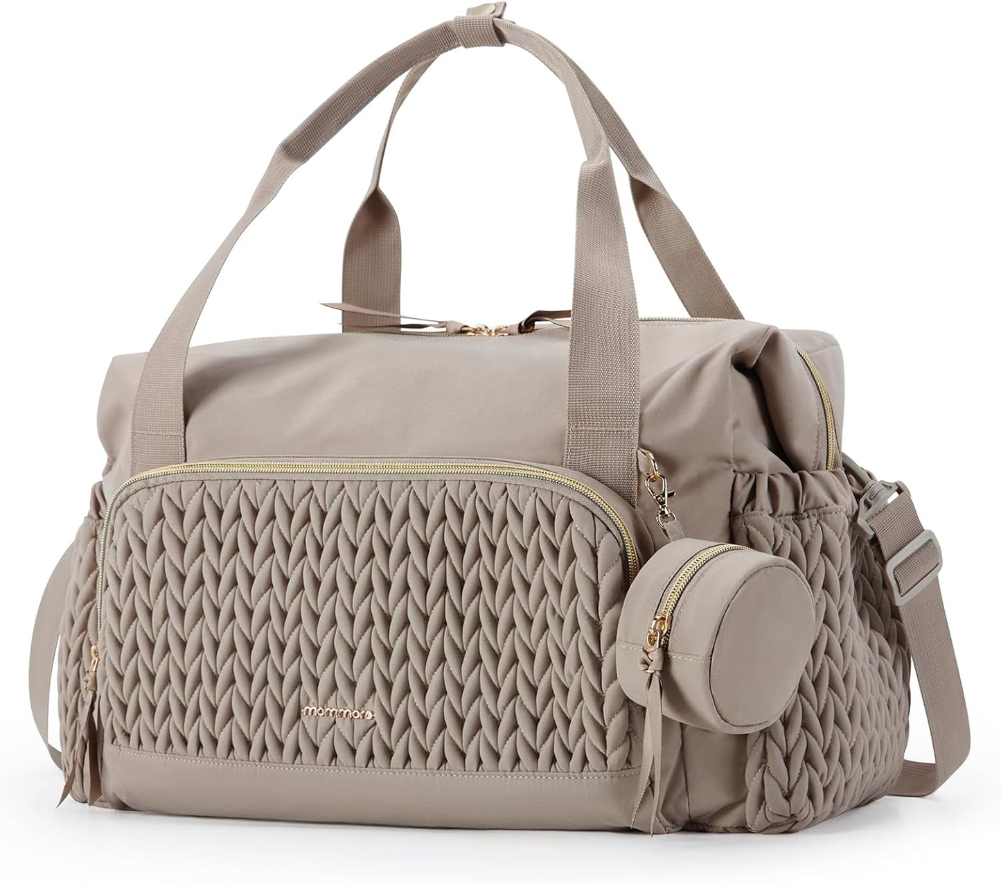 mommore Diaper Bag Tote, Large Capacity Travel Diaper bags, Hospital B
