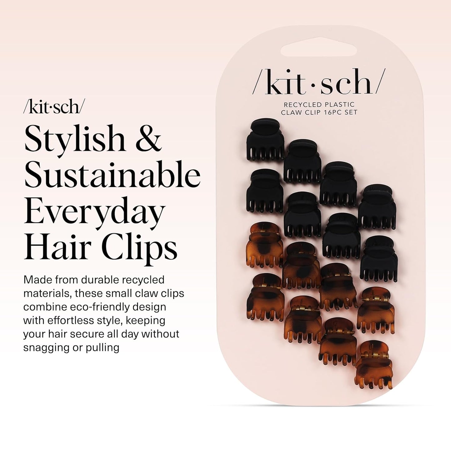 Kitsch Mini Claw Clips for Women - Stylish Small Hair Clips for Kids |