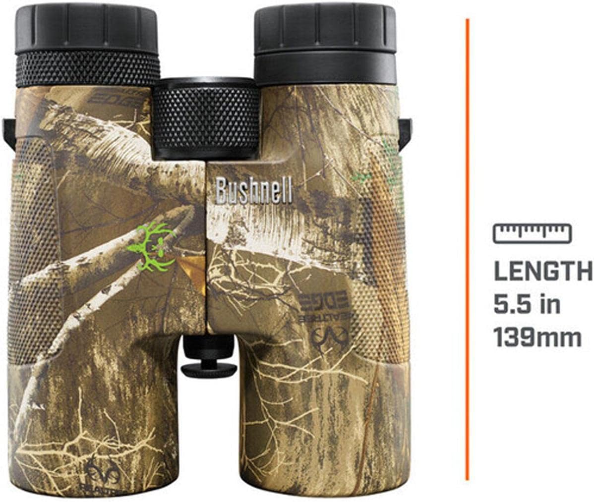 Bushnell Powerview 10x42 BoneCollector Binoculars -All-Purpose Adult Binoculars for Hunting, Birdwatching, Travel, Fishing & More, Realtree Edge Camo