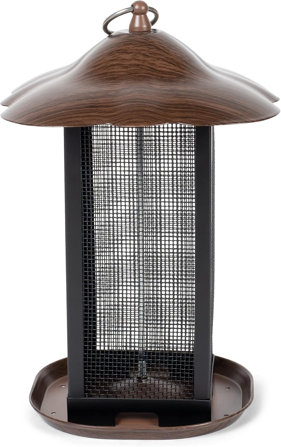 Cottage Garden Hanging 11 inch Cherry Woodgrain Finish Heavy Duty Mesh