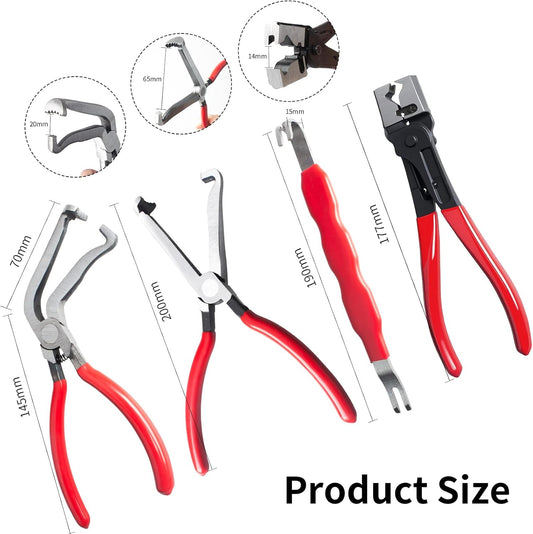 4 Pieces Electrical Disconnect Pliers for Cars, Automotive Electrical 