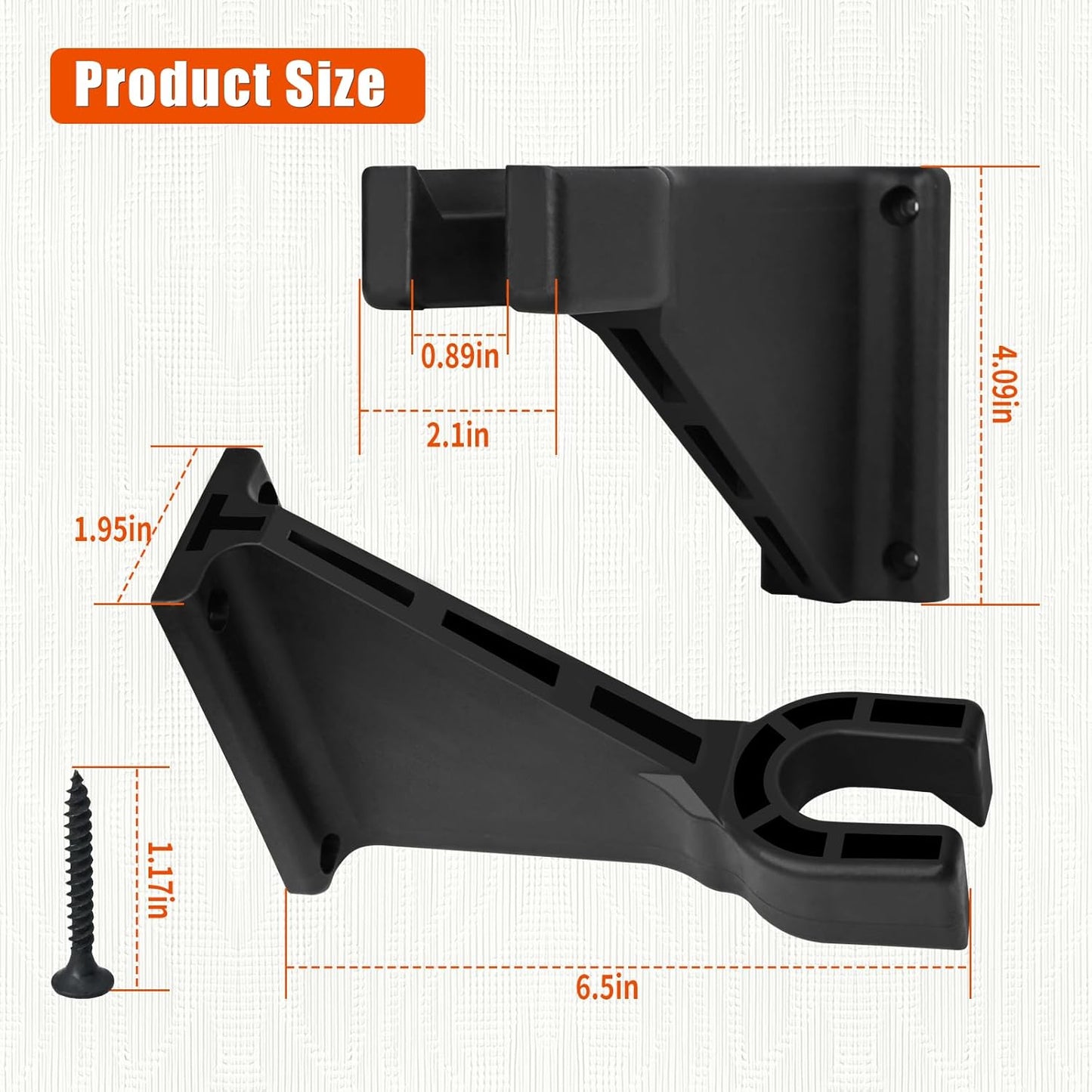 Heavy-Duty Wall Hanging Holder Hooks Compatible with Ego Power-EGO 56V String Trimmer/Edger Mount, Mower Rack Holds up to 350 lbs,Garage Storage Wall Mounting Shelf Hook, Garden Tool Trimmer bracket