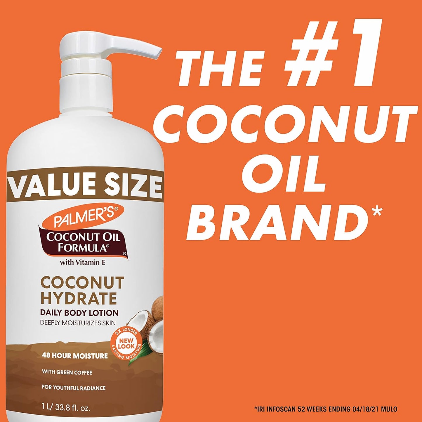 Palmer's Coconut Oil Formula Body Lotion for Dry Skin, Hand & Body Moi
