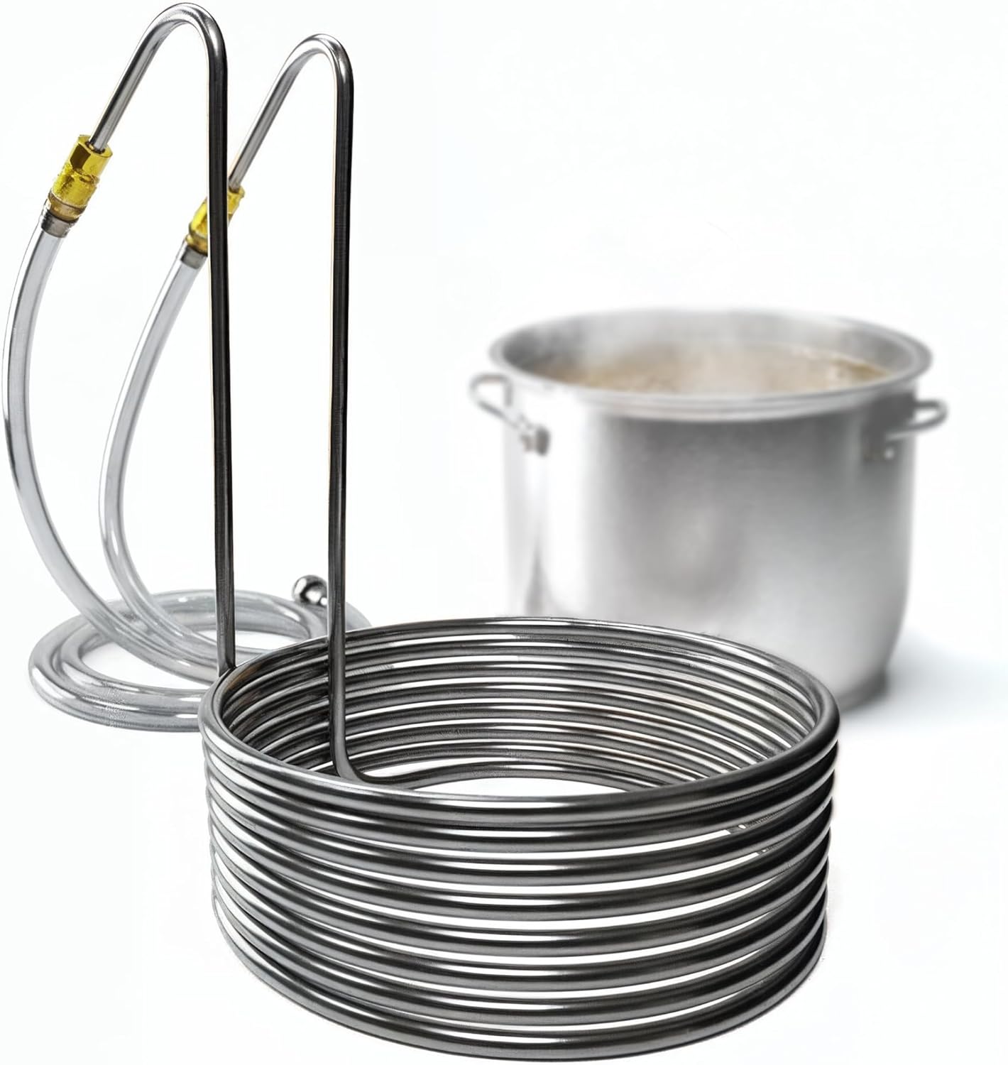 Coldbreak Wort Chiller – 25 Foot Food Grade Stainless Steel Tubing Coi