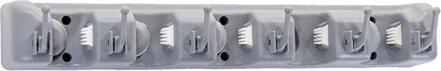 Broom & Mop Wall Mounted or Garden Tools Organizer 1.30 inches,Light G