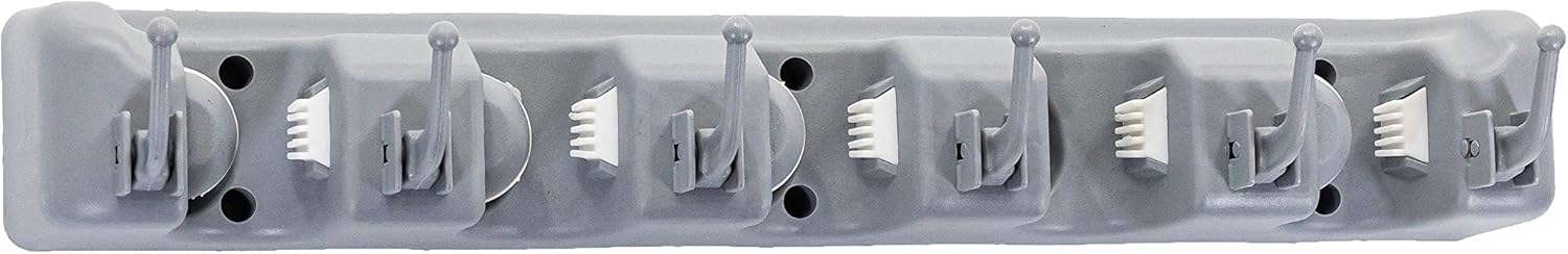 Broom & Mop Wall Mounted or Garden Tools Organizer 1.30 inches,Light G