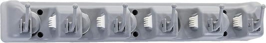 Broom & Mop Wall Mounted or Garden Tools Organizer 1.30 inches,Light G