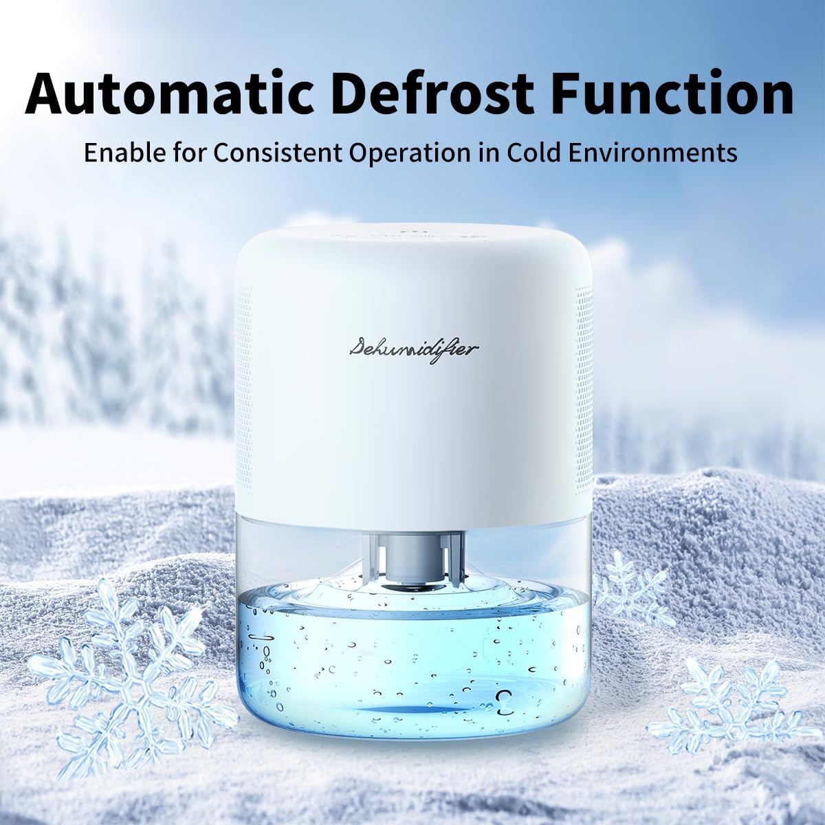 Dehumidifier for Home Small Quiet Dehumidifiers for 44OZ Water Tank Au
