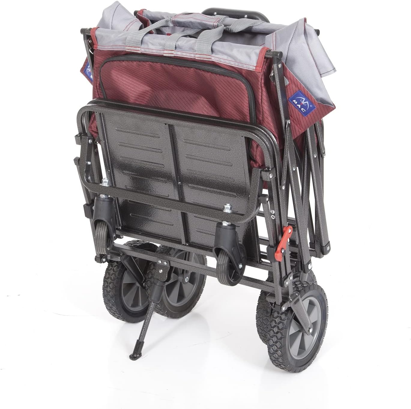 MacSports Collapsible Folding Outdoor Utility Tailgate Wagon with Carg