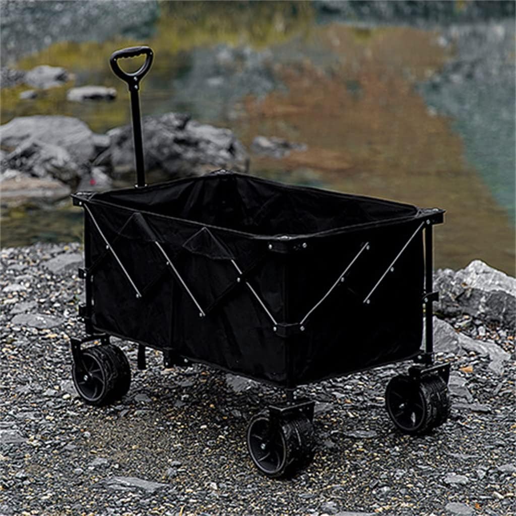 JSEIAJB 180L Foldable 7 Inch Wheel Outdoor Portable Adjustable Length 