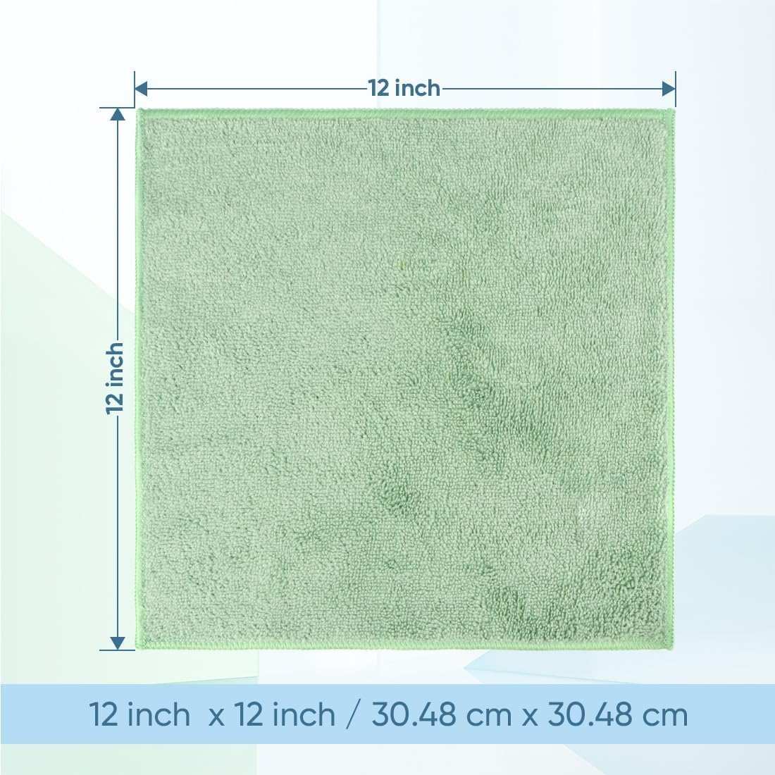HOMEXCEL Microfiber Washcloths 12 Pack, Highly Absorbent and Soft Face