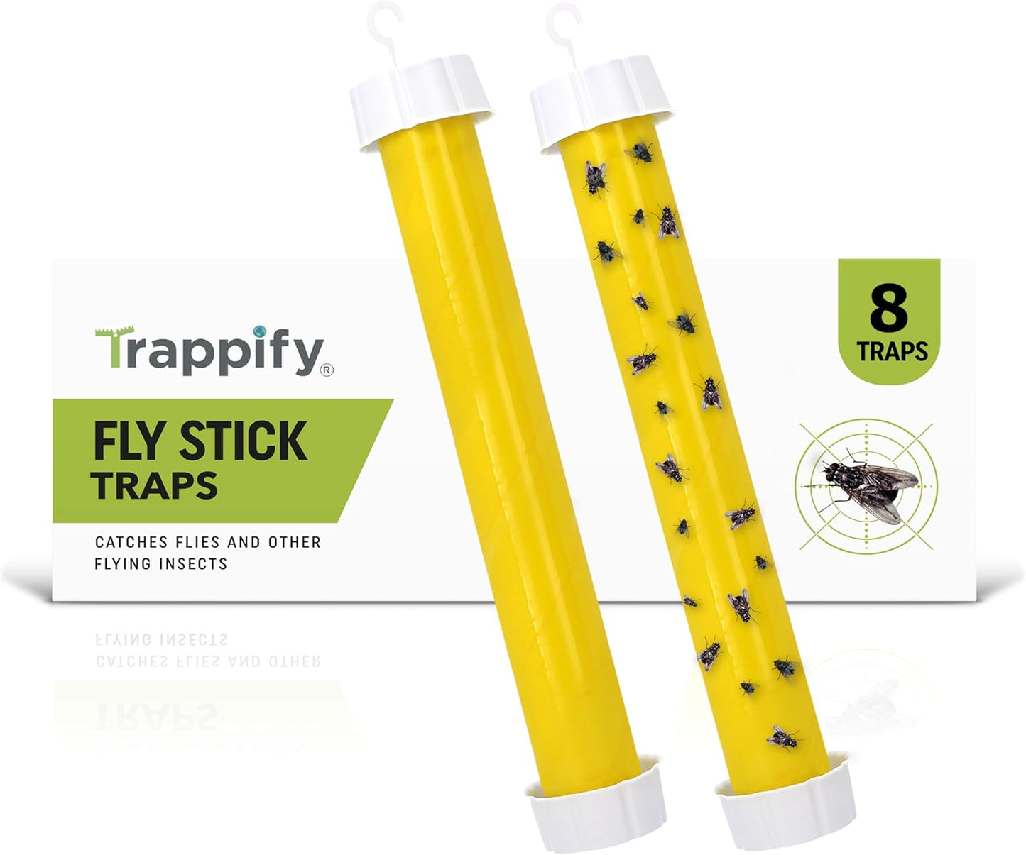 Trappify Hanging Fly Traps Outdoor: Fruit Fly Traps for Indoors | Gnat