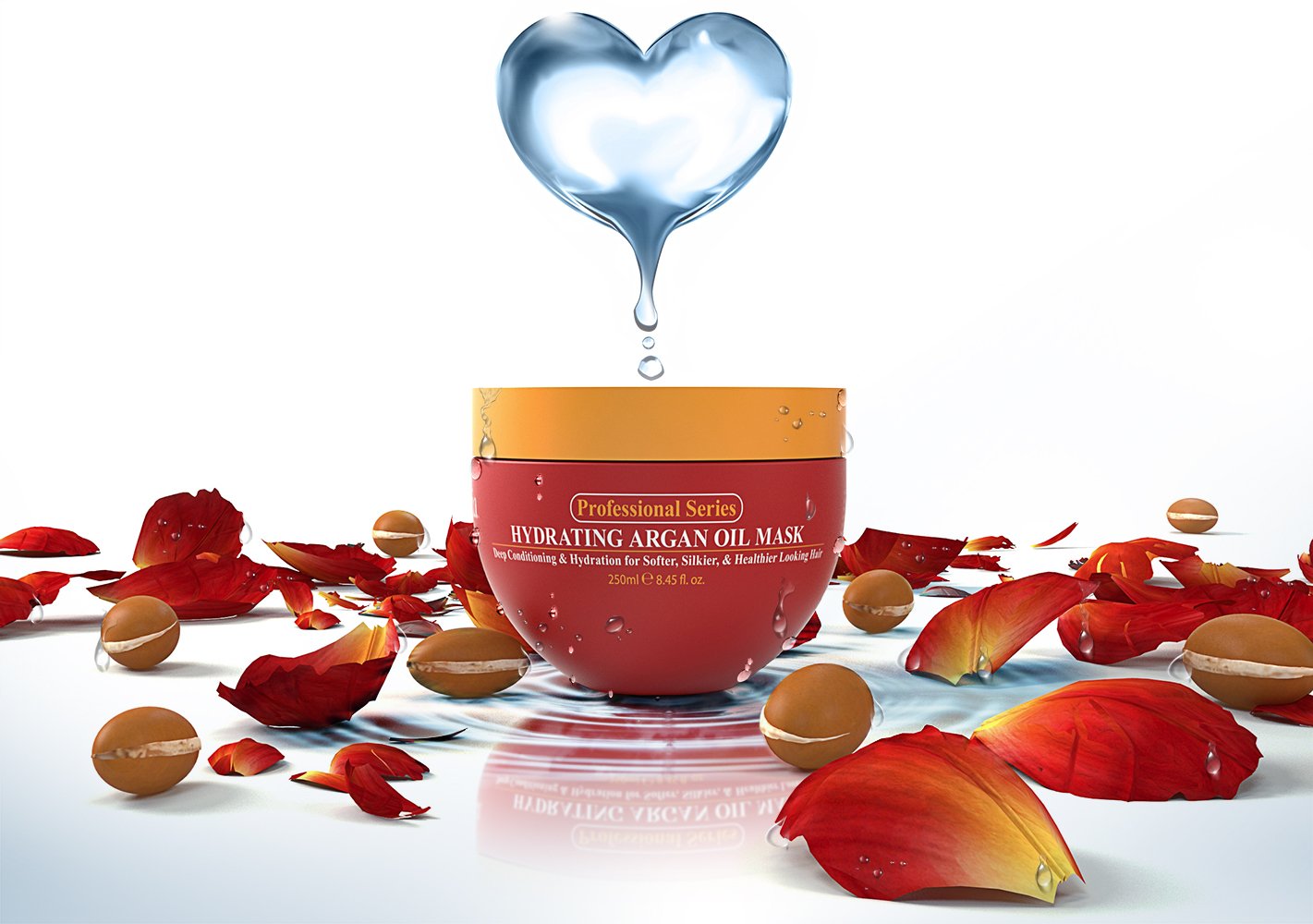 Arvazallia Hydrating Argan Oil Hair Mask and Deep Conditioner for Dry 