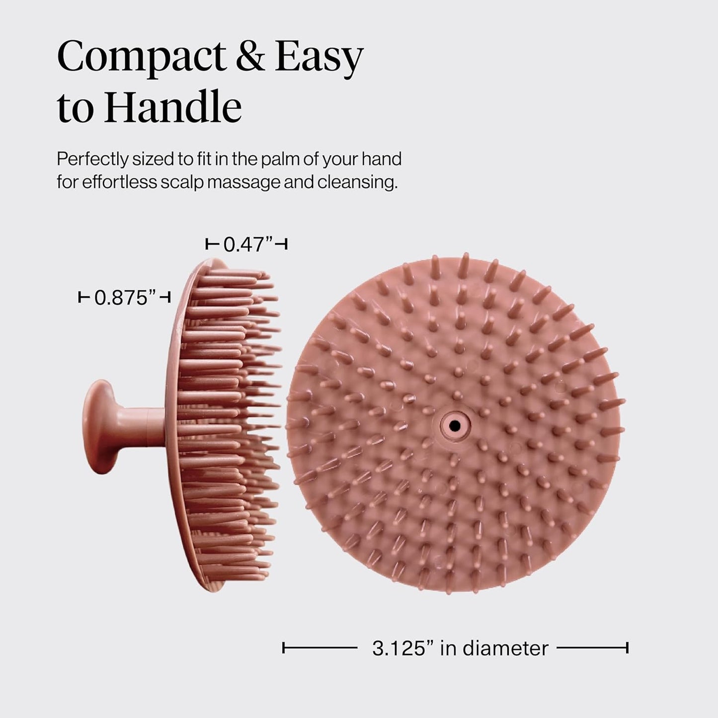Kitsch Scalp Massager for Hair Care - Scalp Scrubber, Shampoo Brush & 