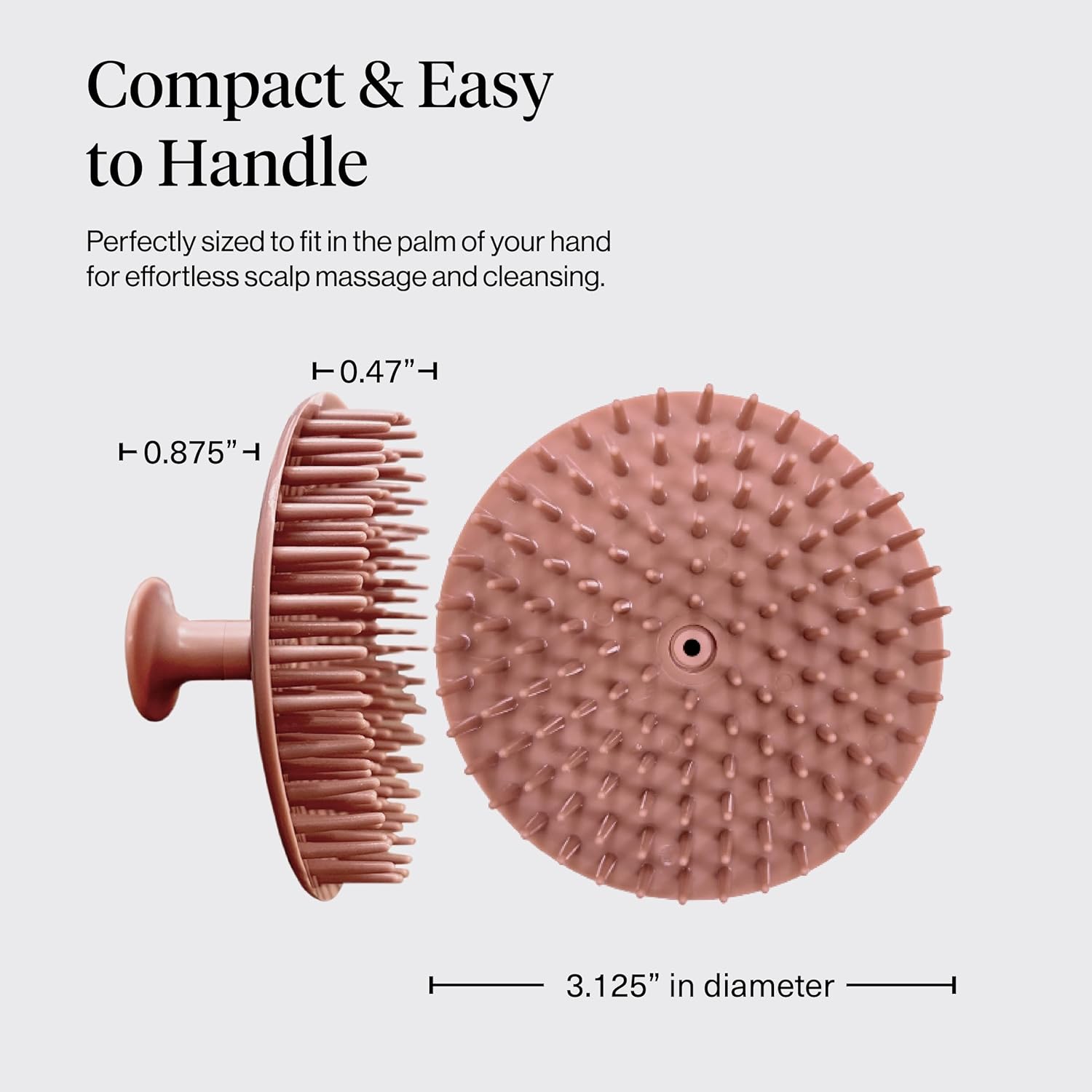 Kitsch Scalp Massager for Hair Care - Scalp Scrubber, Shampoo Brush & 