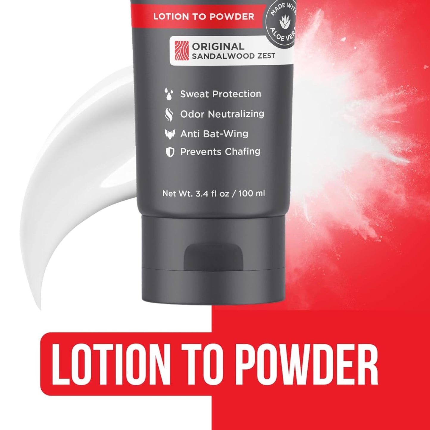 HAPPY NUTS Comfort Cream Deodorant For Men: Anti-Chafing Sweat Defense