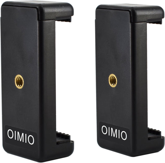 Universal Cell Phone Tripod Mount Adapter, OIMIO Phone Holder Clip Con