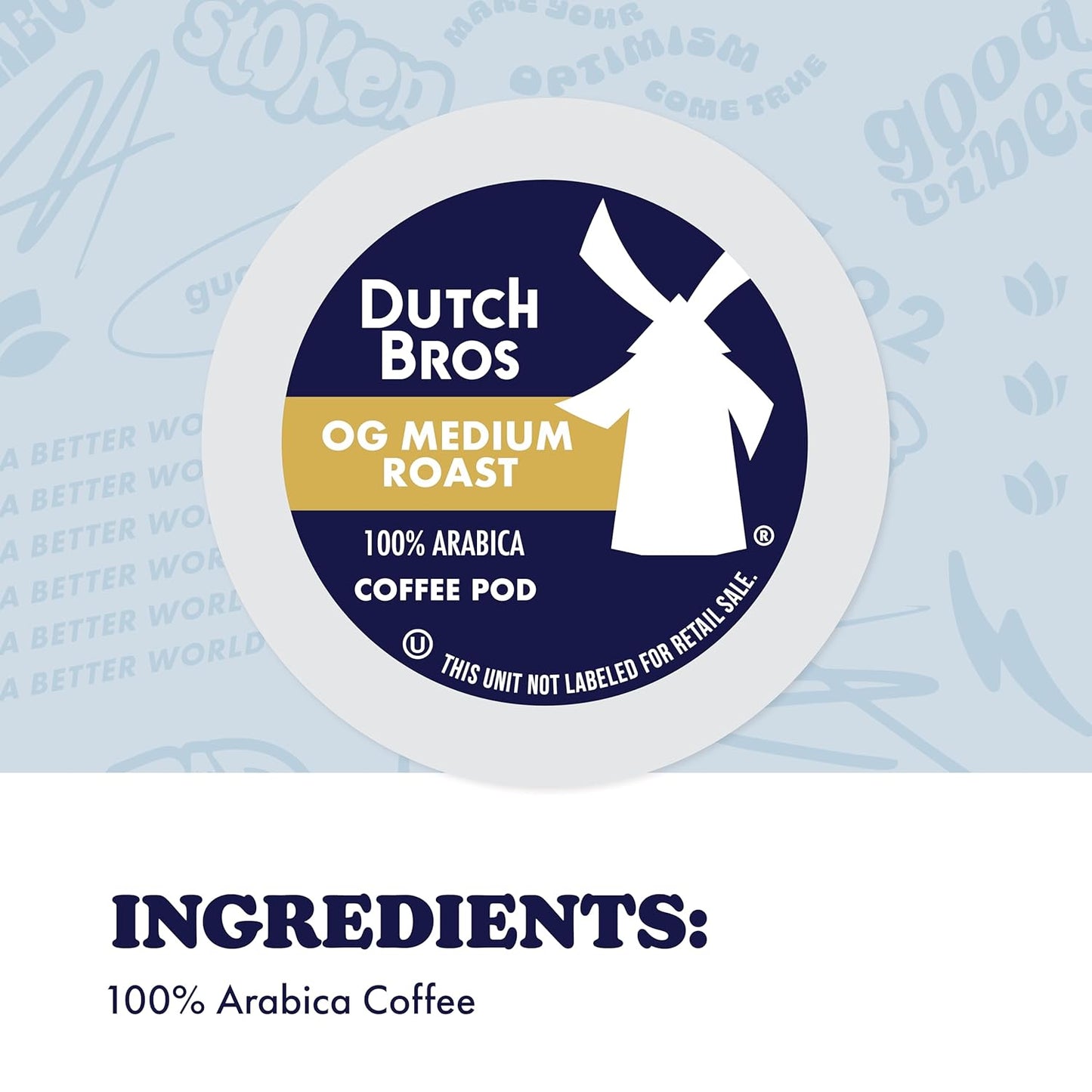 Dutch Bros® OG Medium Roast, 22 Count, Medium Roast, Single Serve Coff