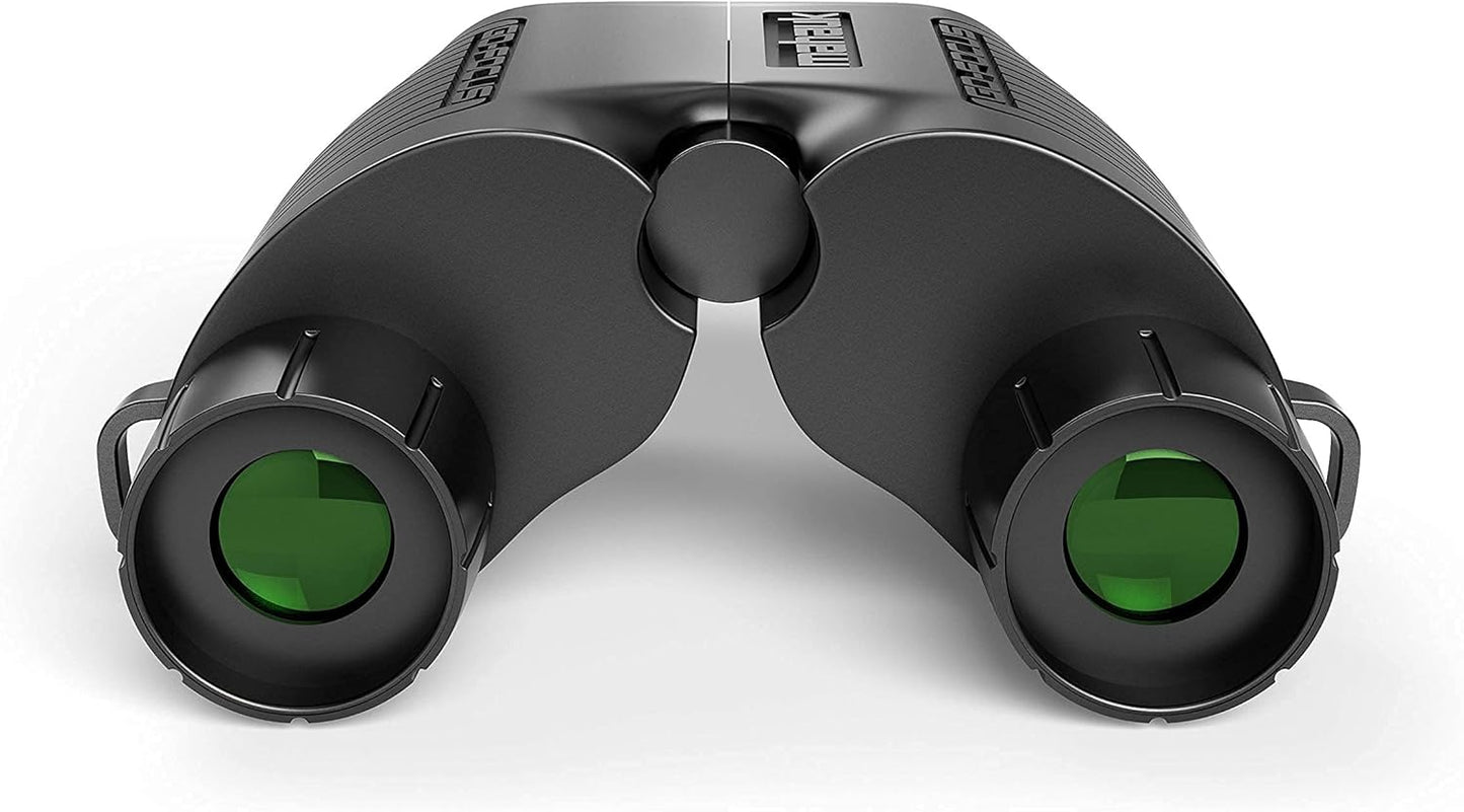 Go-Focus Compact Binoculars for Adults & Kids | Small Travel Binoculars For Bird Watching & Hunting | 10x25 BAK4 Prism | Lightweight & Waterproof | Carry Case & Neck Strap | Range 20m - 1000m | Mahauk