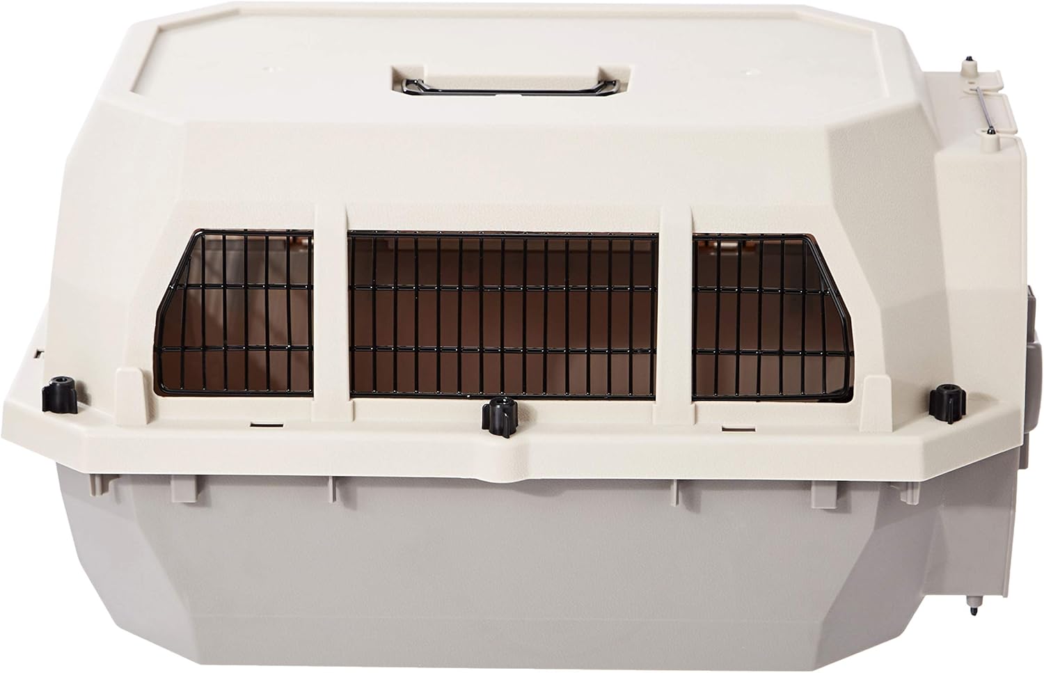 Amazon Basics Hard-Sided Dog and Cat Kennel, Single-Door Travel Pet Ca